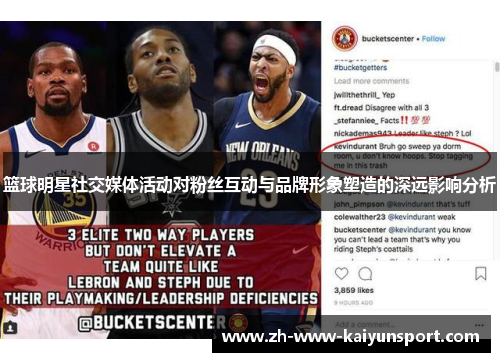 篮球明星社交媒体活动对粉丝互动与品牌形象塑造的深远影响分析